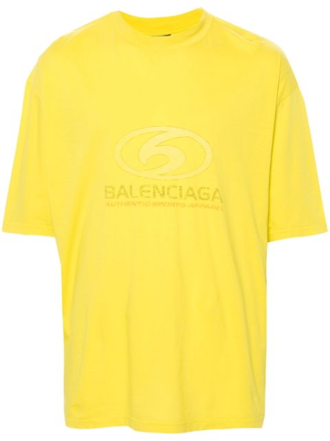 Balenciaga logo-print cotton shirt Women