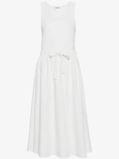 Moncler drawstring-waist midi dress
