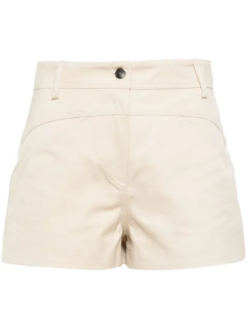 IRO Shaima cut-out cotton shorts 