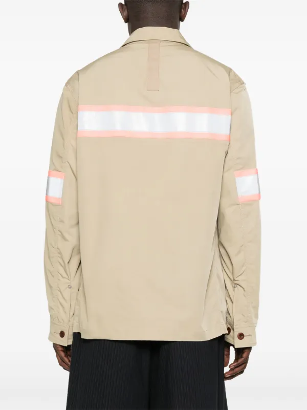 Junya Watanabe MAN reflective-detail Jacket | Neutrals | FARFETCH