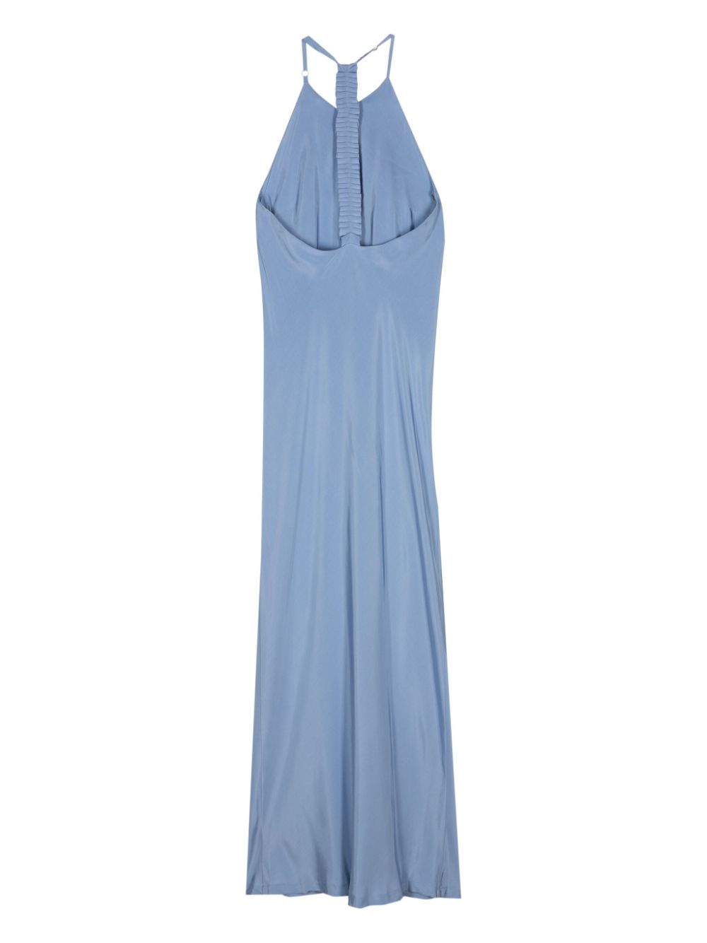 Tela Maxi-jurk met halternek - Blauw