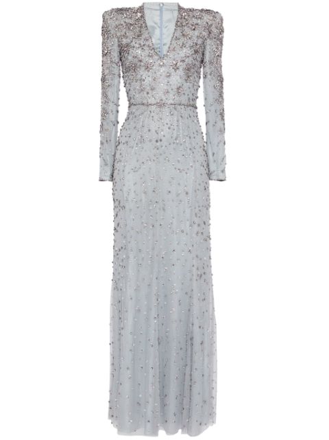 Jenny Packham Celeste crystal tulle gown Women