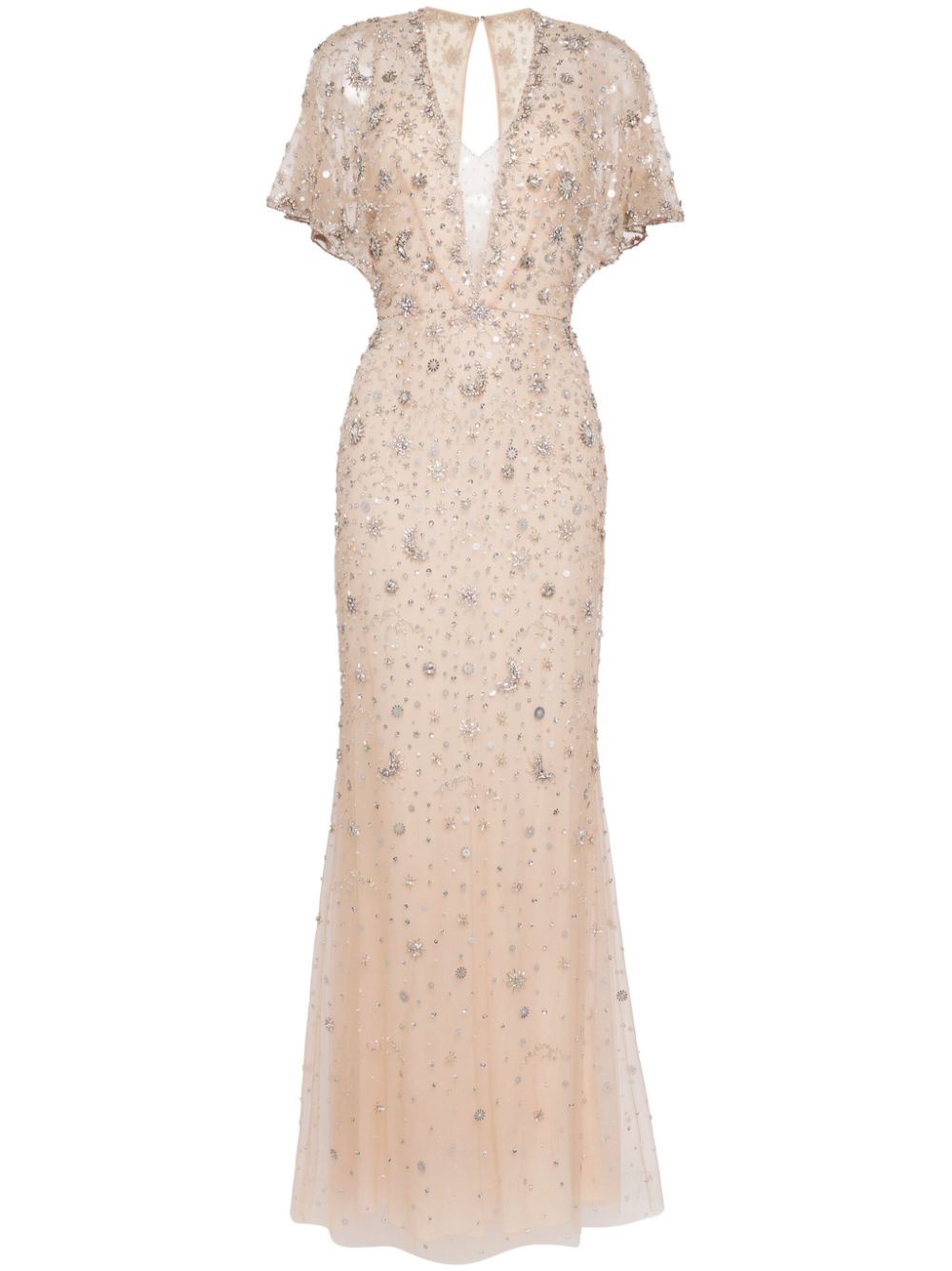 Jenny Packham Luna crystal-embellishment gown Women