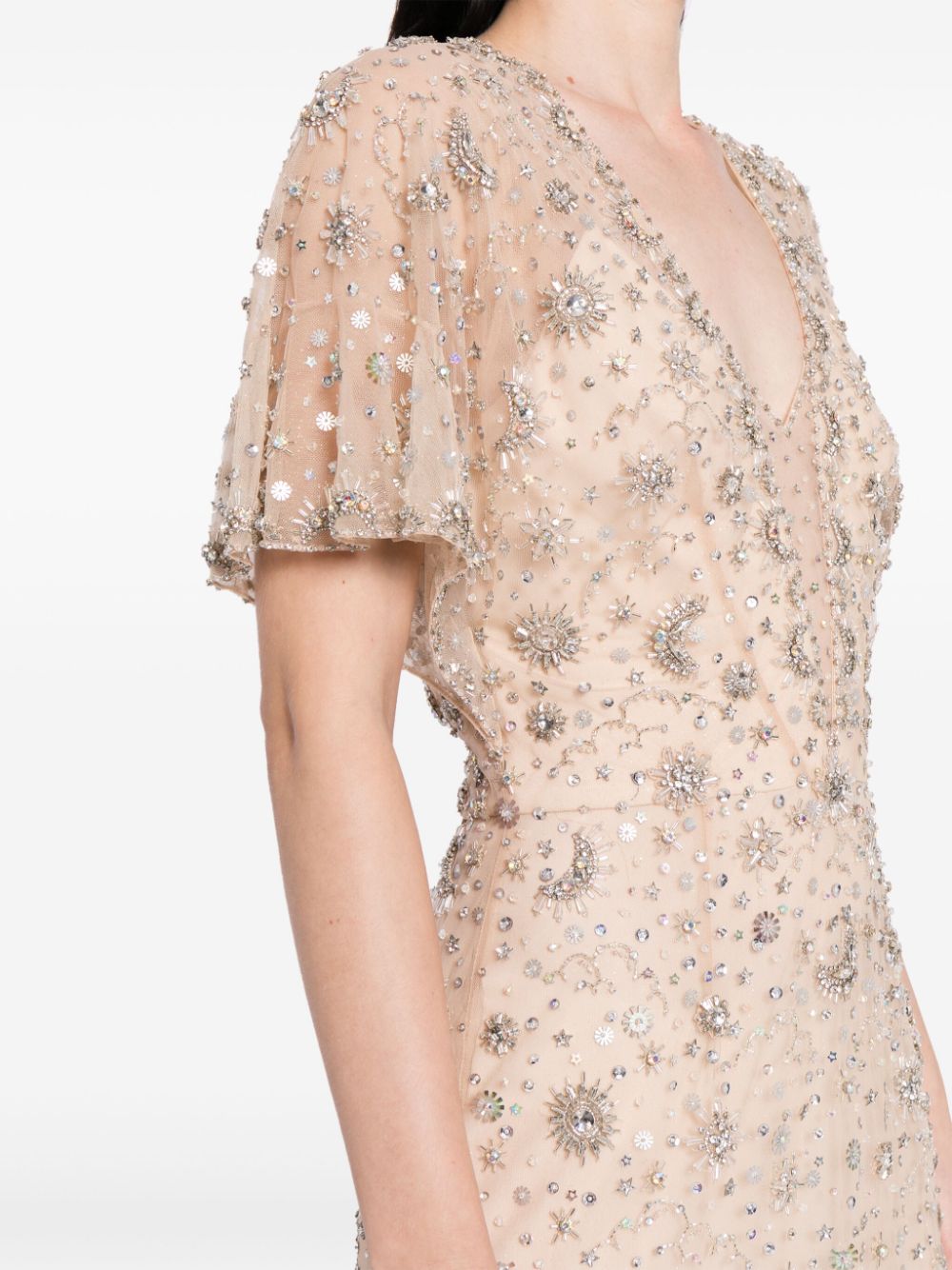 Affordable Jenny Packham Luna crystal-embellishment gown Women