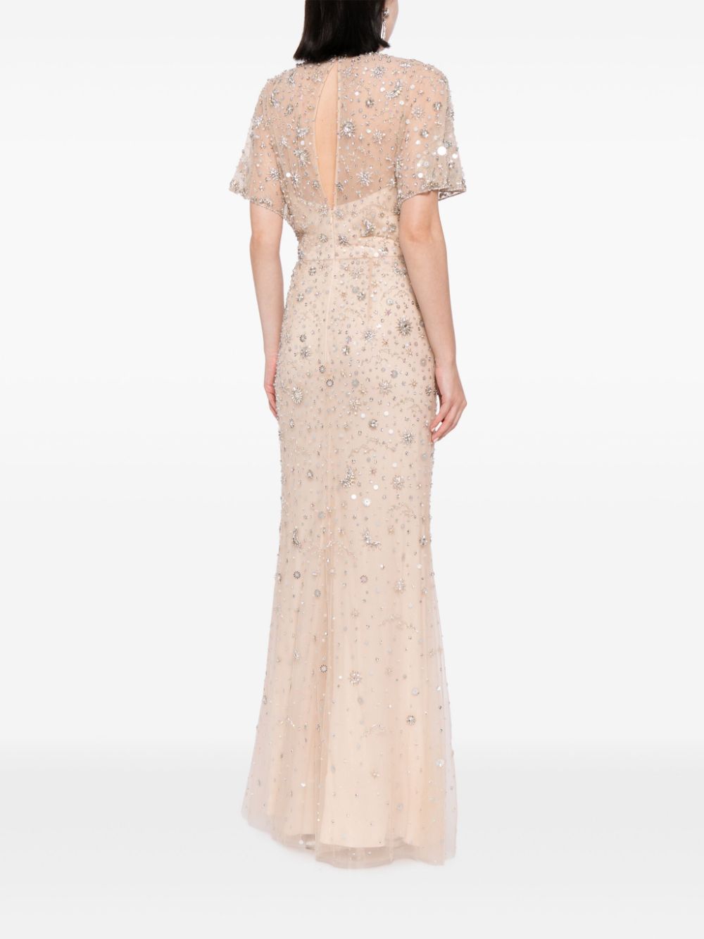 Jenny Packham Luna crystal-embellishment gown Women