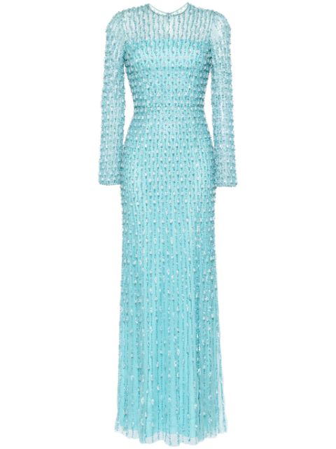 Jenny Packham Nova crystal-embellished gown Women