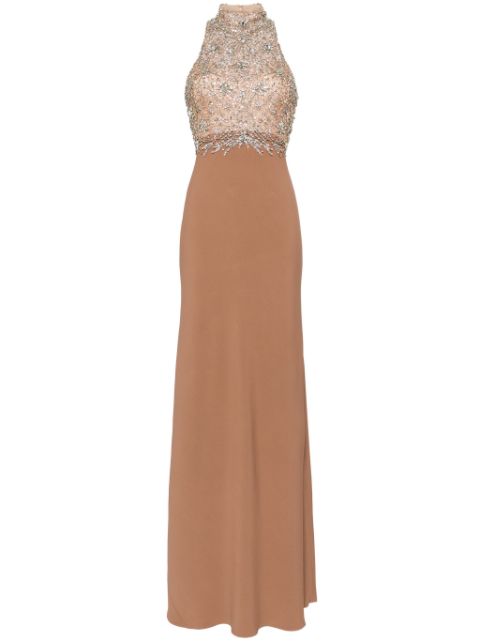 Jenny Packham Orion crystal-embellished gown Women