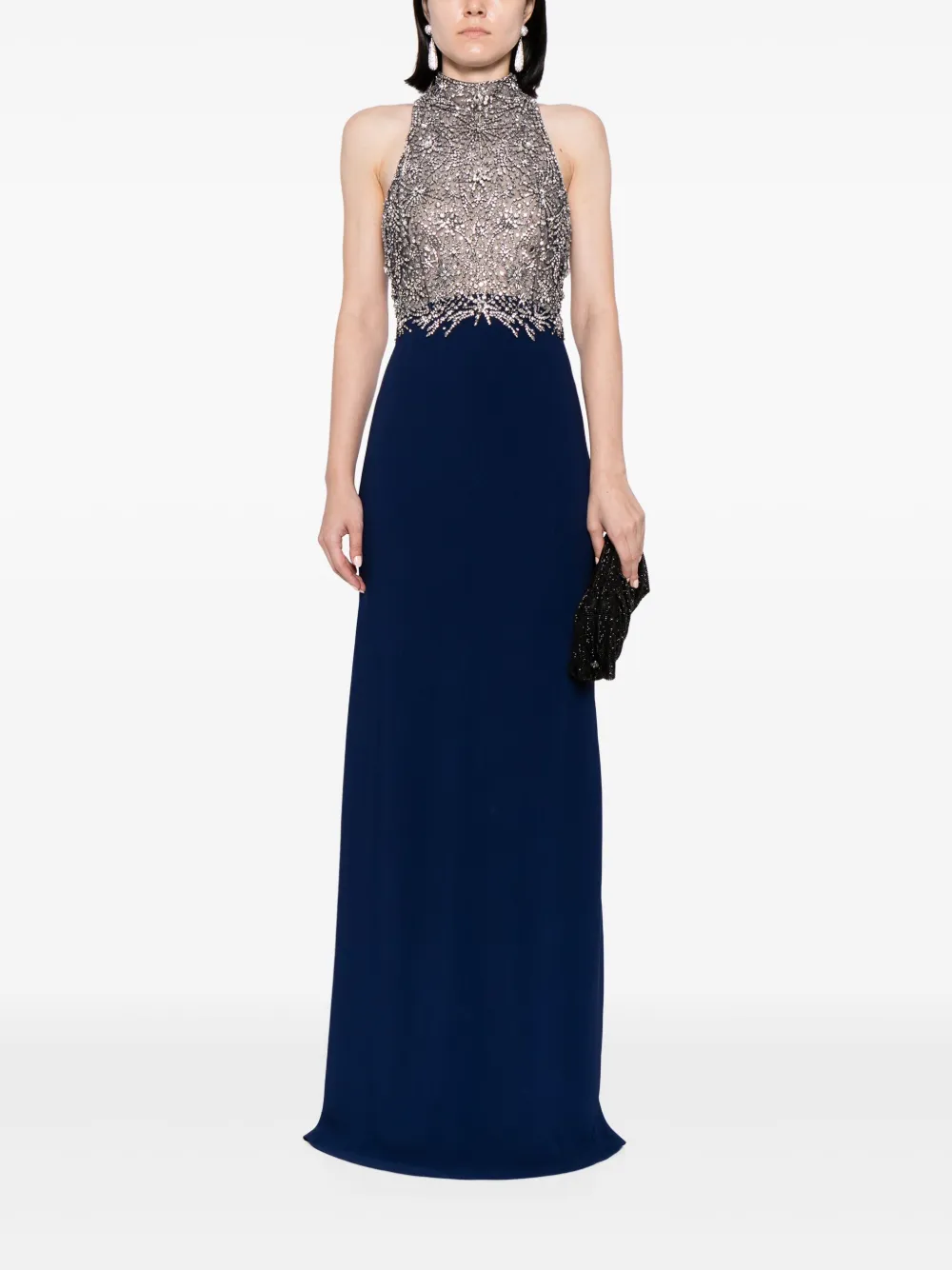 Affordable Jenny Packham Orion crystal-embellished gown Women