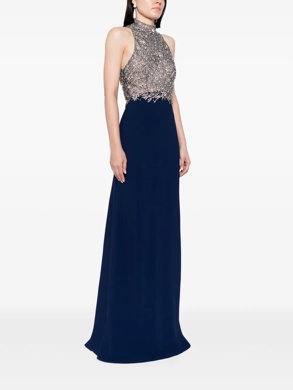 Affordable Jenny Packham Orion crystal-embellished gown Women