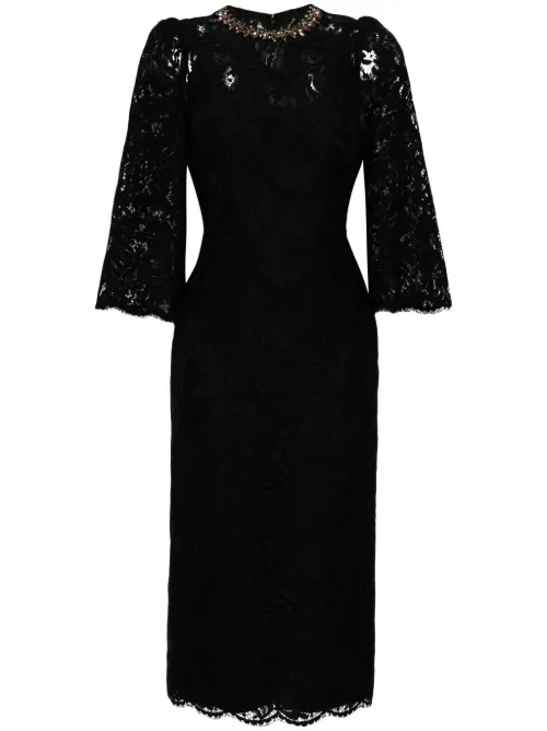 Robe en dentelle Azalea à coupe mi-longue - Jenny Packham - Modalova