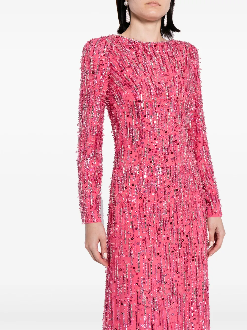 Jenny Packham Atlas sequin-embellished gown Women