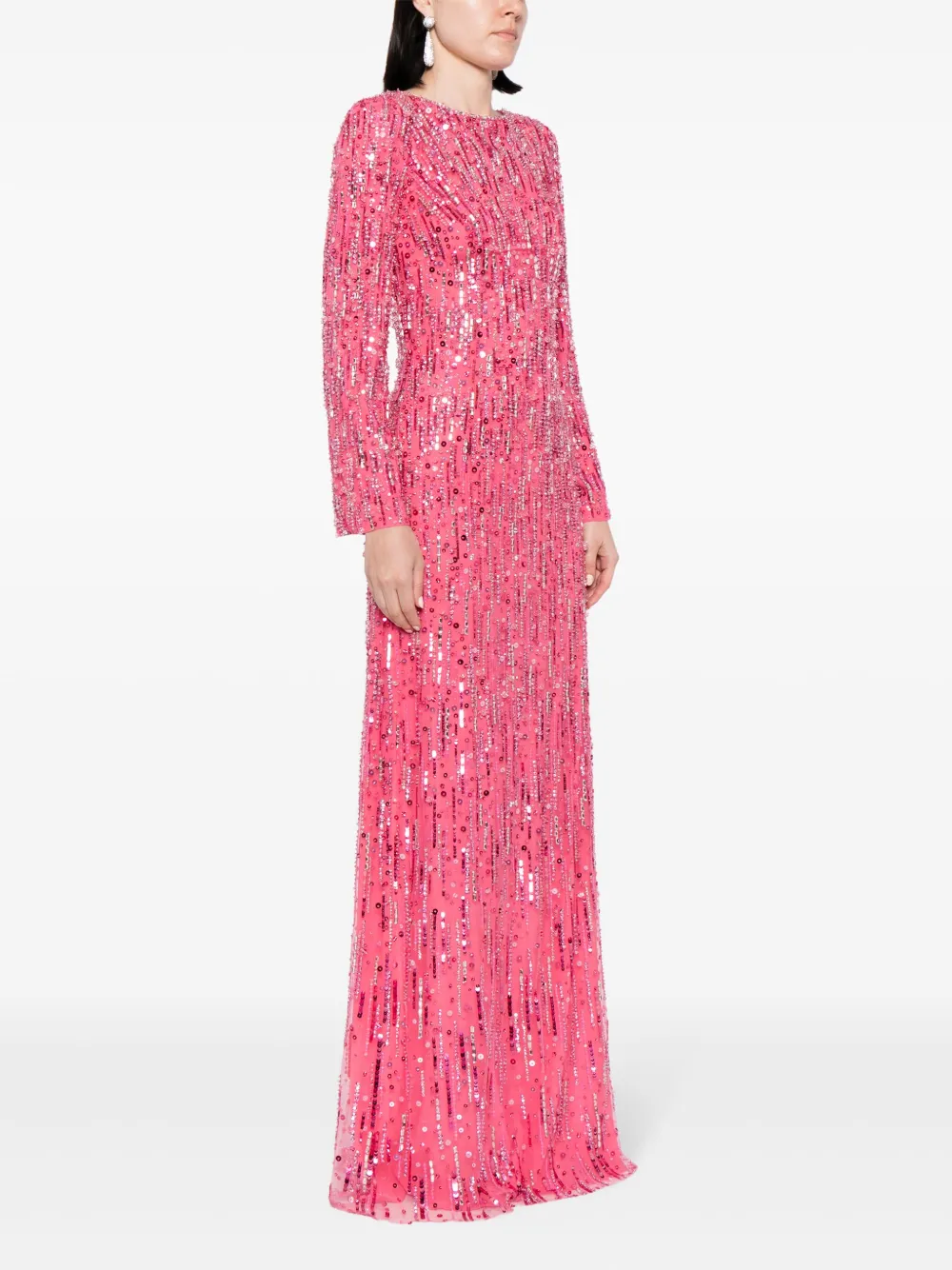 Jenny Packham Atlas sequin-embellished gown Women