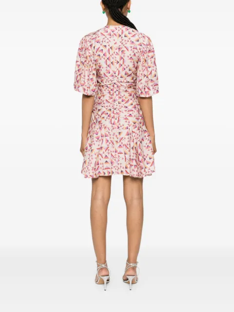 ISABEL MARANT Lienne geometric minidress RO0496FAB2J17I - 3