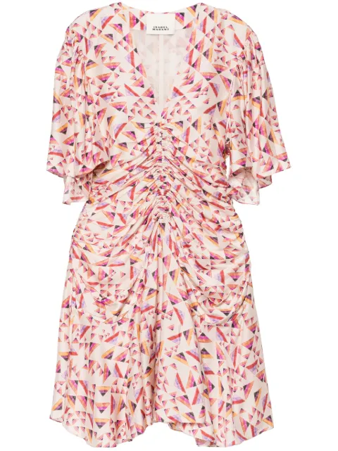 ISABEL MARANT Lienne geometric minidress RO0496FAB2J17I - 0