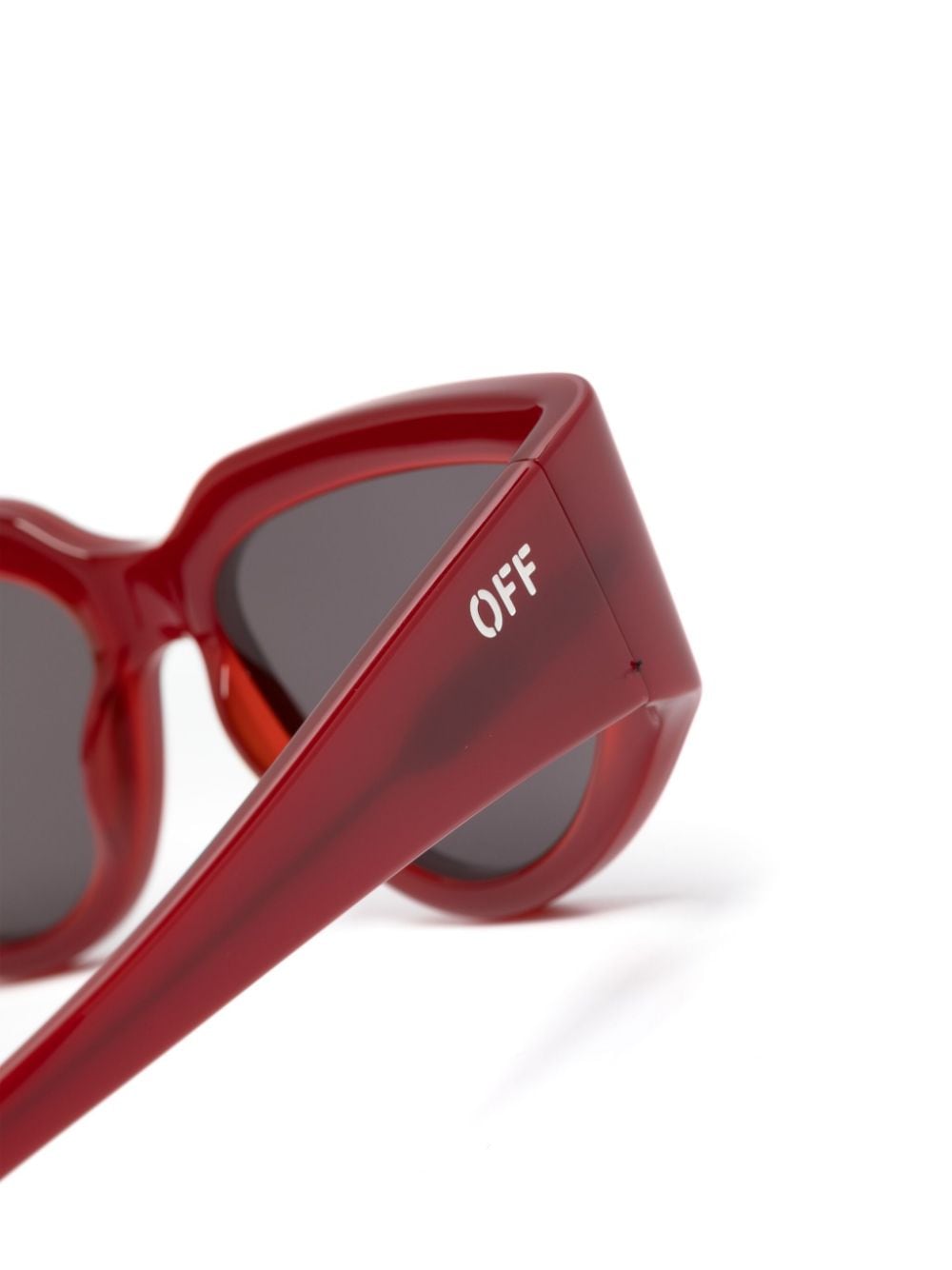 Off-White Seward zonnebril met cat-eye montuur Rood