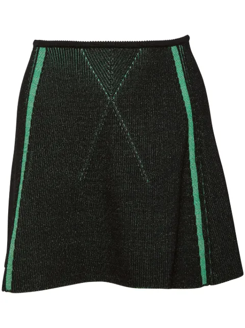 Fleur Du Mal ribbed-knit mini skirt