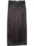 Fleur Du Mal silk maxi skirt - Black