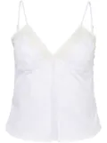 Fleur Du Mal poplin camisole top - White