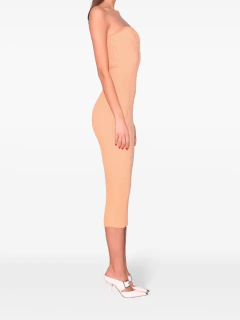 Fleur Du Mal ribbed-knit tube dress DR05380914 - 2