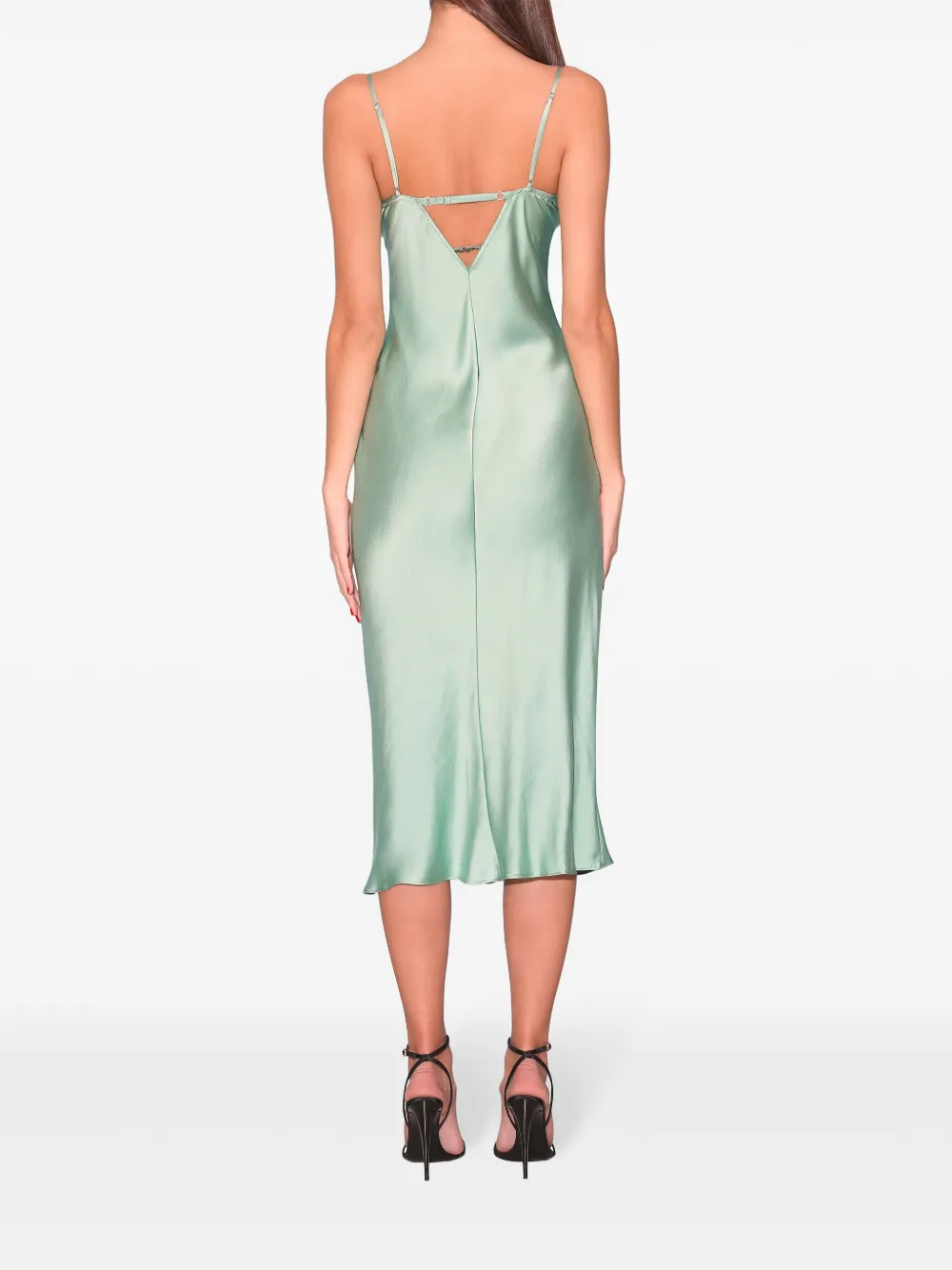 Fleur Du Mal Frankie kanten jurk met cups Groen