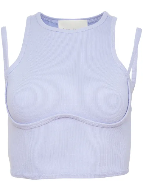 Fleur Du Mal strappy ribbed tank top