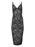 Fleur Du Mal Le Stretch lace slip dress - Black