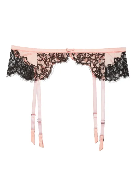 Fleur Du Mal Iris lace garter belt