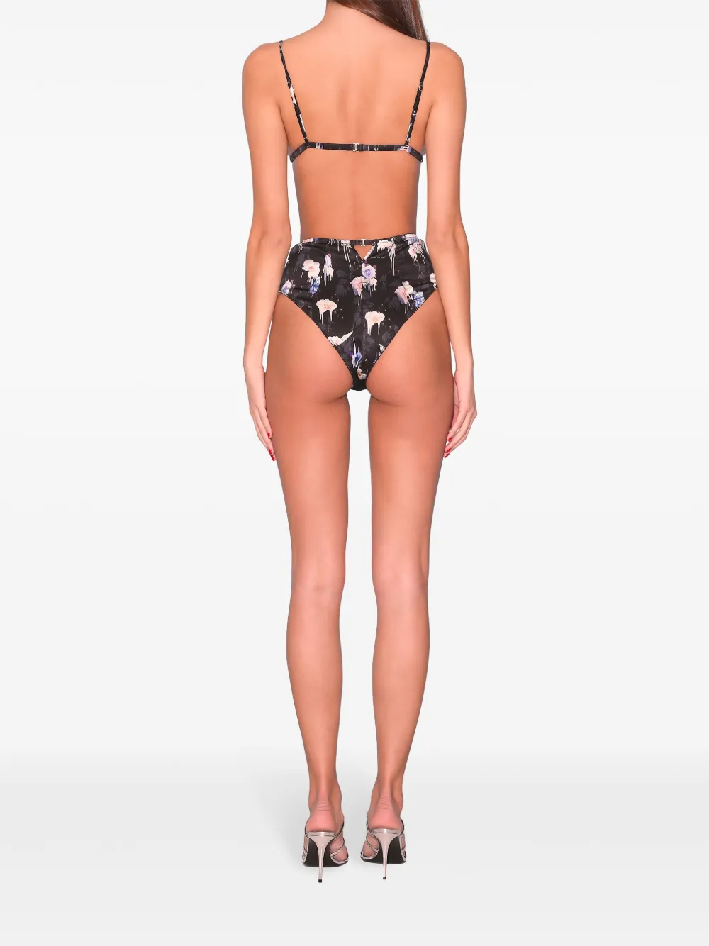 Fleur Du Mal Luxe high waist slip Zwart