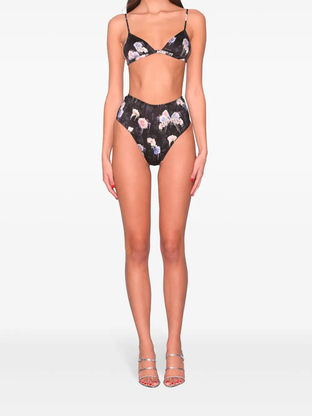 Fleur Du Mal Luxe high waist slip Zwart