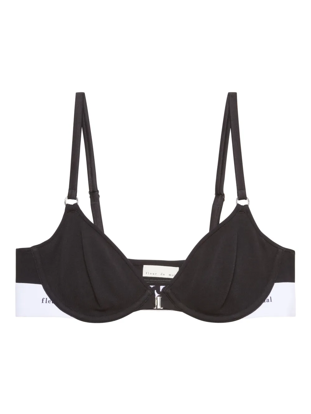 Fleur Du Mal Reggiseno con ferretto - Nero
