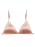 Fleur Du Mal Molded Luxe triangle bra - Pink