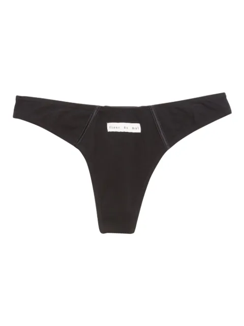 Fleur Du Mal logo-detail thong