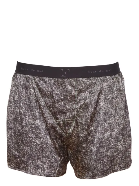 Fleur Du Mal short à bande logo
