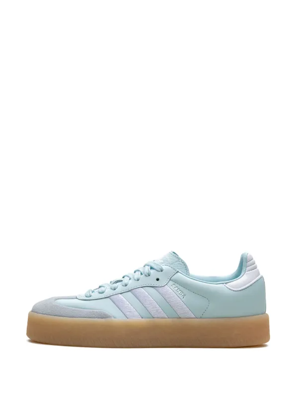 Adidas Sambae Almost Blue Silver Metallic Gum Sneakers Blue FARFETCH CA