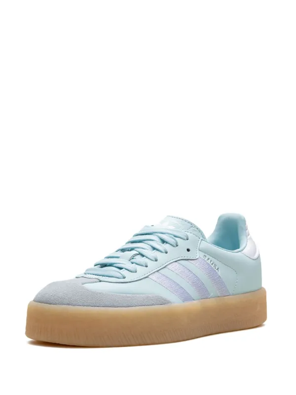 Adidas Sambae Almost Blue Silver Metallic Gum Sneakers Blue FARFETCH CA