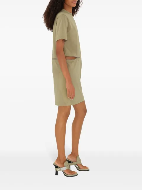 Burberry logo-embroidered cotton dress 8088103 - 2