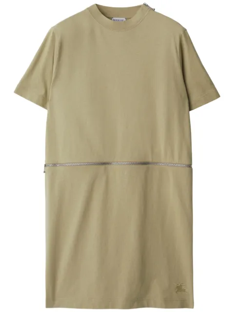 Burberry logo-embroidered cotton dress 8088103 - 0