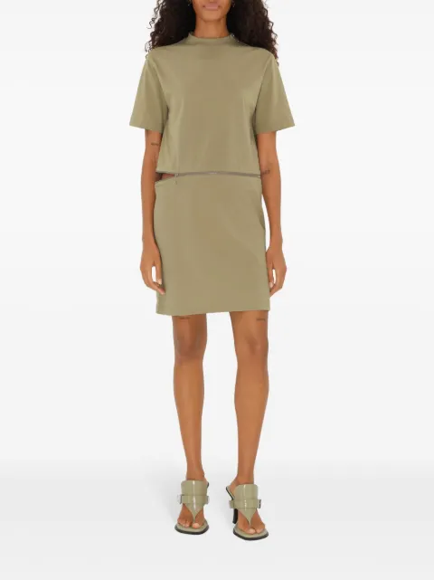 Burberry logo-embroidered cotton dress 8088103 - 1