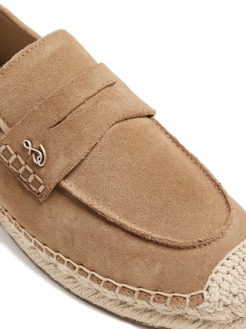 SAM EDELMAN KAI SUEDE ESPADRILLE LOAFERS 