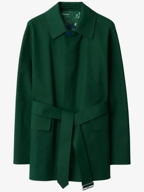 Burberry single-breasted cotton coat