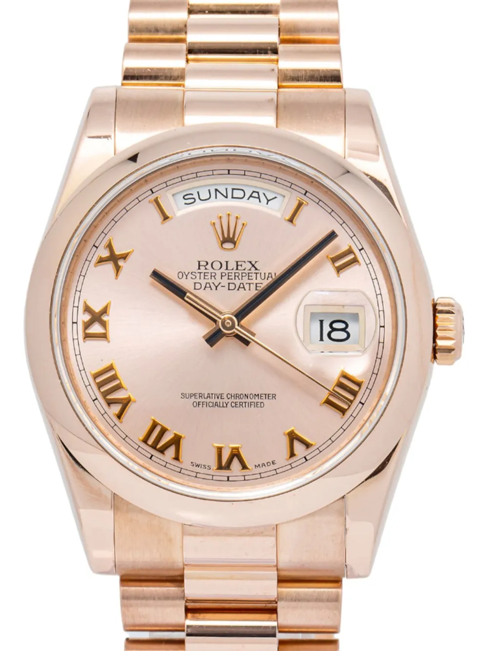 Rolex pre-owned Day-Date 36mm - Roze