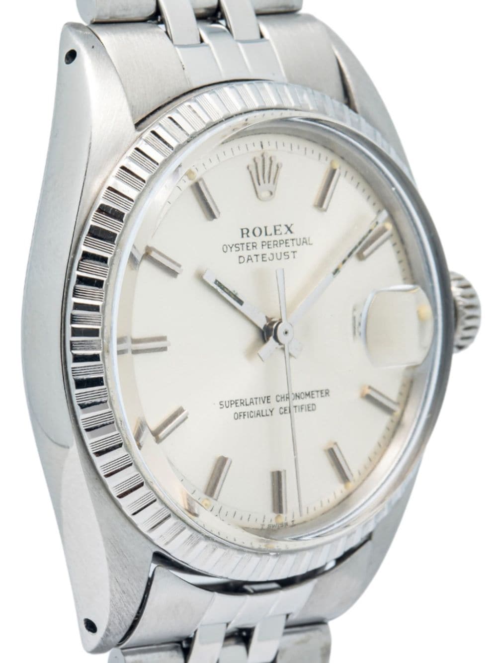 Pre-owned Rolex Datejust 36毫米腕表（典藏款） In White