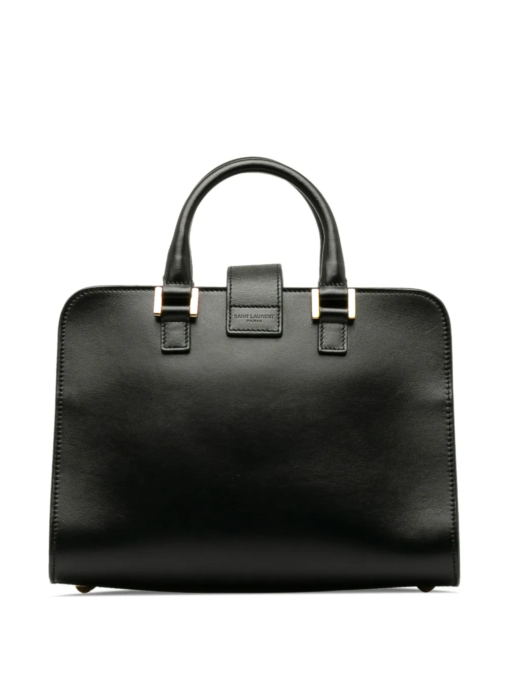 Saint Laurent Pre-Owned 2022 Monogram Cabas two-way bag - Zwart