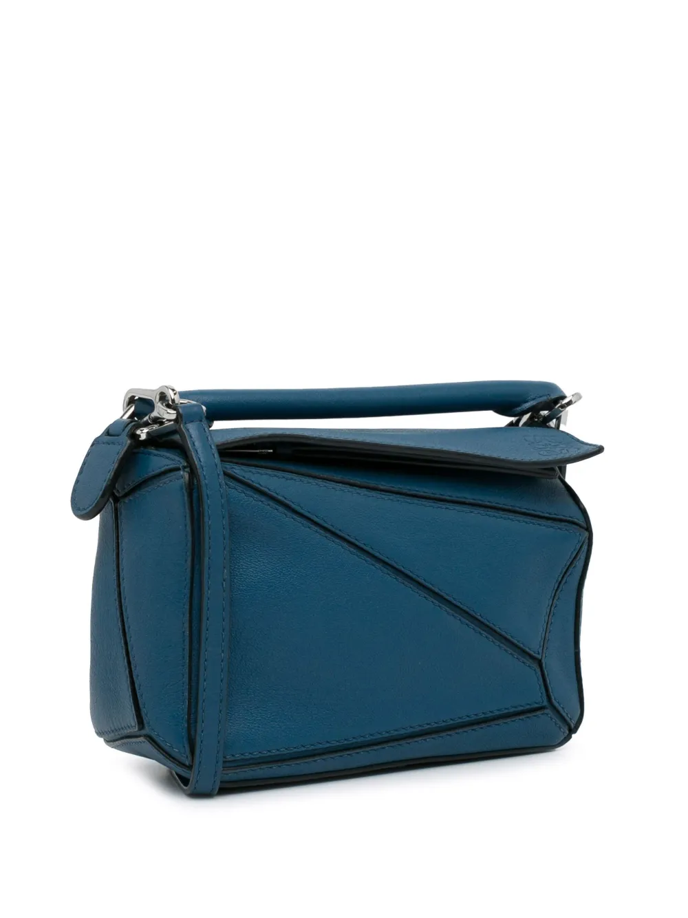 Loewe Pre-Owned 2010-2023 Pre-Owned Loewe Mini Puzzle Satchel - Blauw