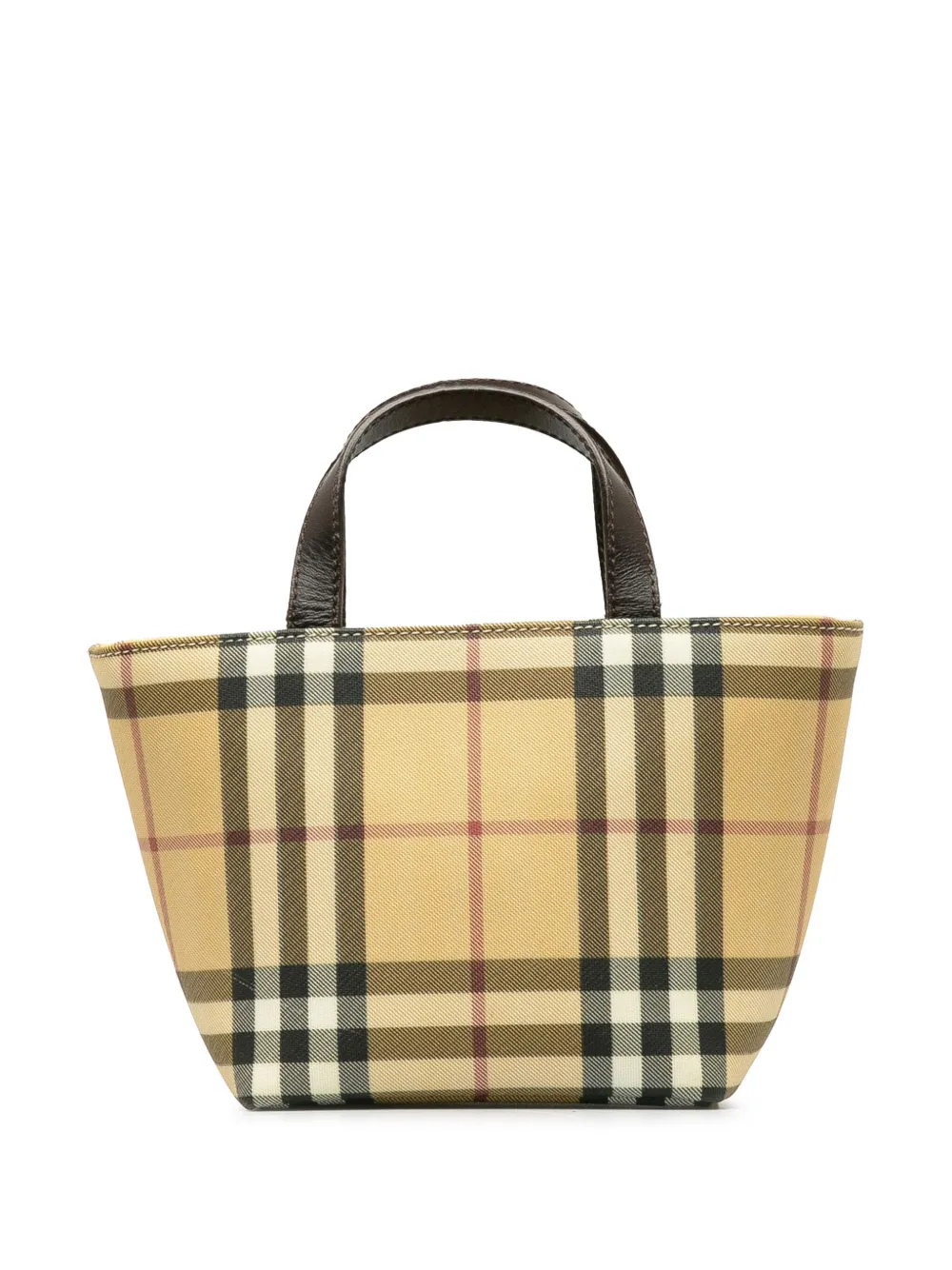 Burberry Pre-Owned 2000-2017 mini House Check handbag - Bruin