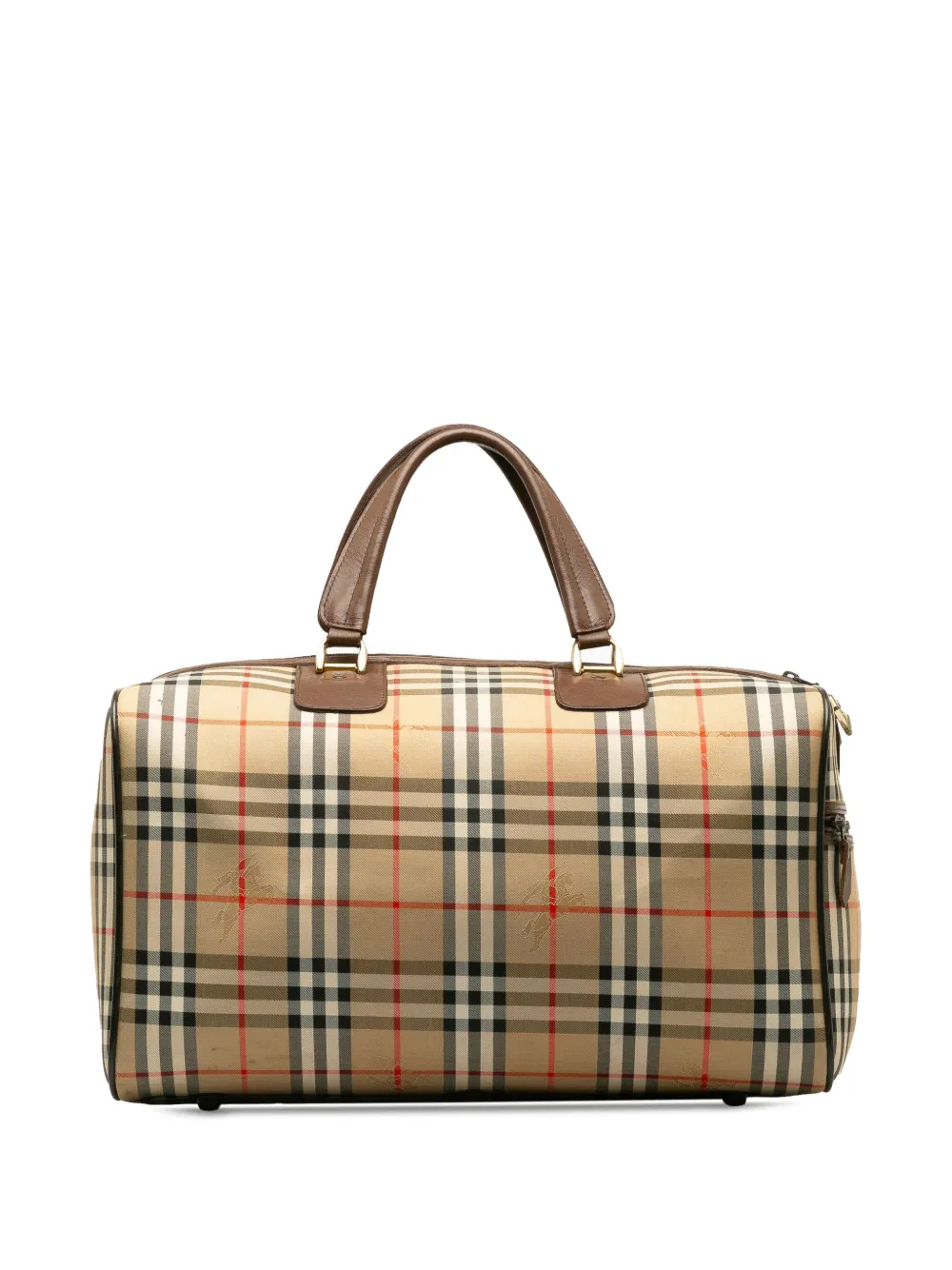 Burberry Pre-Owned 2000-2010 Haymarket Check travel bag - Bruin