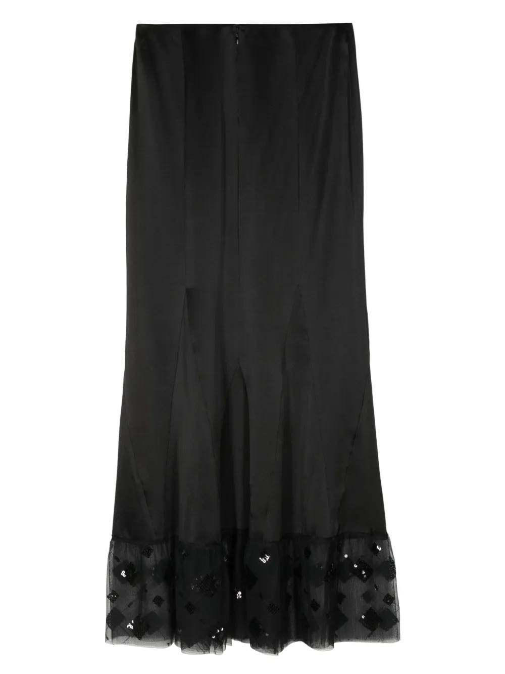 CHANEL Pre-Owned jupe en soie à ourlet en mesh (2002) | Image 2
