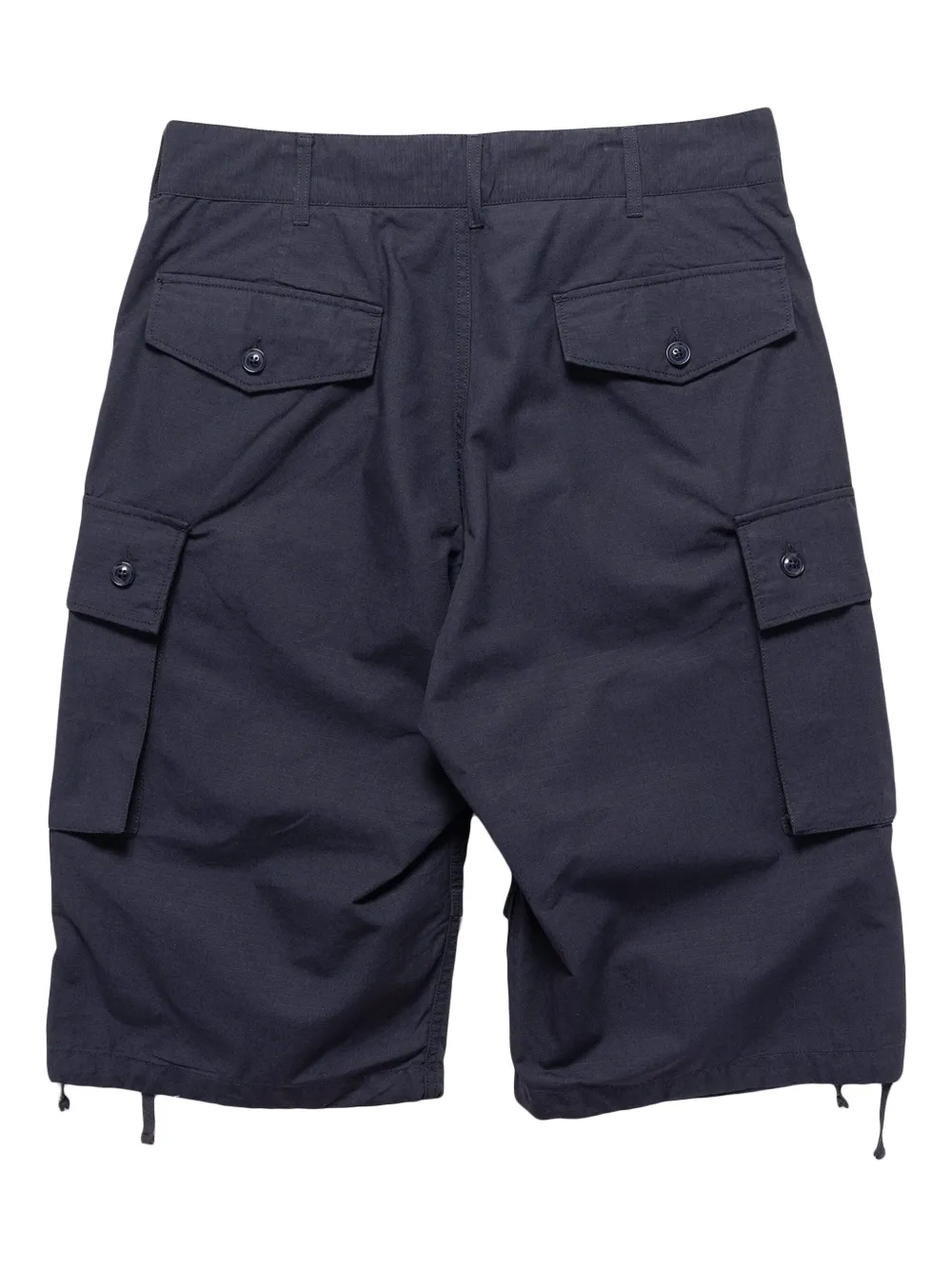 Engineered Garments multi-pocket cargo shorts - Blauw