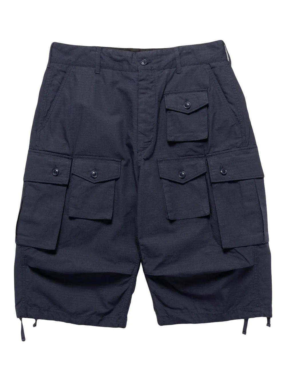 Engineered Garments multi-pocket cargo shorts - ブルー Engineered Garments multi-pocket cargo shorts - ブルー