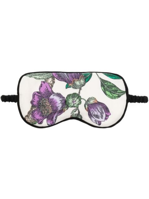 Olivia von Halle Audrey Aura oogmasker met bloemenprint